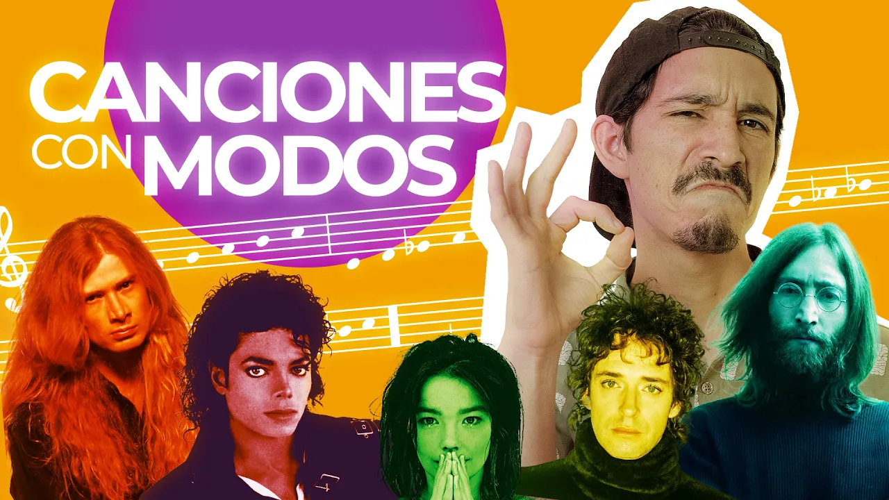 Canciones que usan LOS MODOS: Dórico, Mixolidio, Lidio, Frigio y Locrio