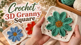 Crochet Fast And Easy Flower Square