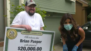 PCH Sweepstakes Winner Brian Paeper from Omaha NE Wins 20 000 00