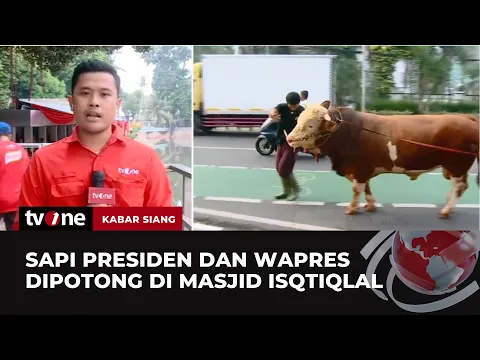Sapi Milik Presiden Jokowi jadi yang Pertama Disembelih di Masjid Istiqlal