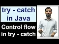 try catch Java Control Flow in try catch Exception Handling in Java by Deepak Hindi
