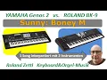 Lagu Vergleich YAMAHA Genos 2 vs. ROLAND BK-9 / Keyboard comparison (Sunny - Boney M.)