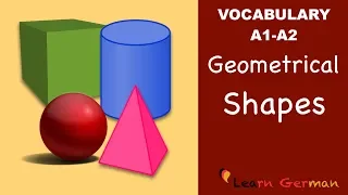 learn german german vocabulary geometrische formen geometrical shapes a1