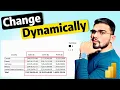 Change the Column names and Values dynamically in a Table visual in Power BI