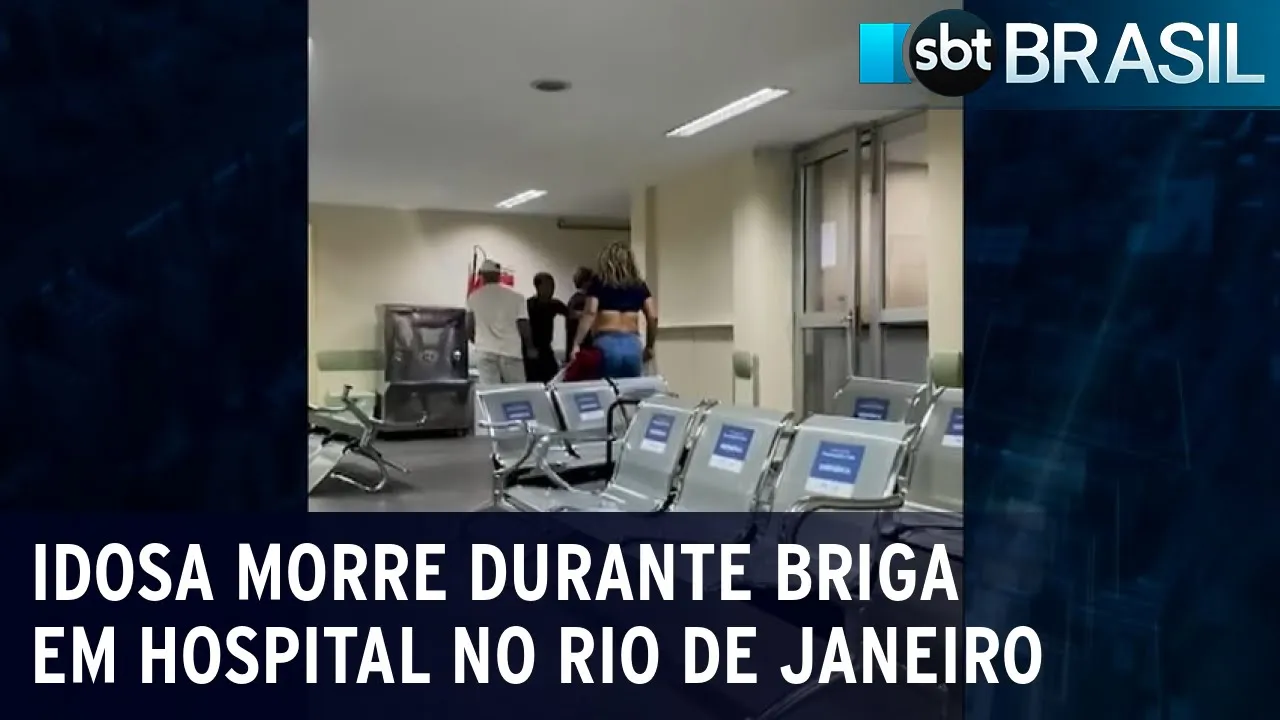 Idosa morre durante briga em hospital no Rio de Janeiro | SBT Brasil (17/07/23)