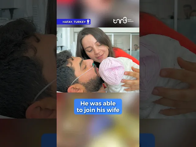 ⁣#Miraculous rescue in #Turkey saves man after 11 days stuck in rubble and reunites him with his baby