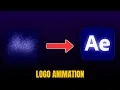 How to Make Particle Logo Animation in After Effects FAST No Plugins