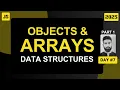 JavaScript Objects Arrays Explained in Hindi Day JS Simplified 2025 Edition