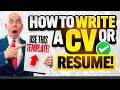 Lagu HOW TO WRITE A CV or RESUME IN 2025! (CV and RESUME WRITING TIPS!) CV and RESUME TEMPLATES INCLUDED!