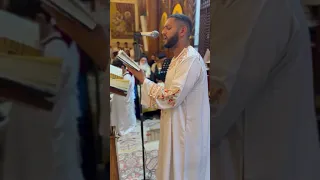 احلي مراثي أرميا ممكن تسمعها في حياتك   من الشماس مارك محب   كنيسة الملاك ميخائيل طوسون دندنها