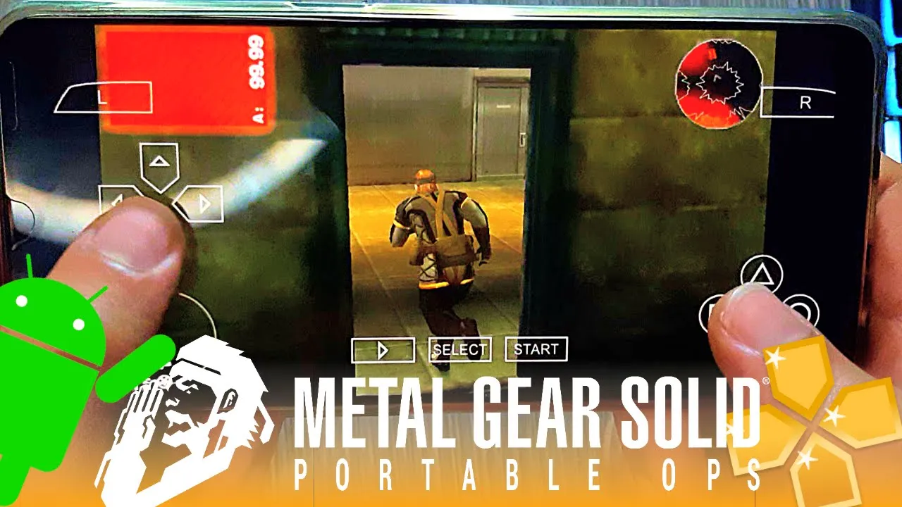 Metal Gear Solid Portable OPS - Android Gameplay - PSP Emulator- Metal Gear Solid PPSSPP Mobile 2022