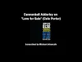 Cannonball Adderley - Love For Sale solo transcription