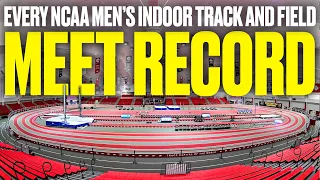 Every meet record from NCAA men's indoor track & field championship history