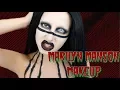 Marilyn Manson Makeup Tranformation Halloween 2017