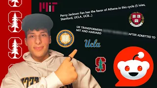 Stanford Student Reads INSANE College Acceptances on Reddit