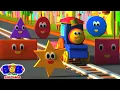Download Lagu The Shapes Song + More Nursery Rhymes And Kids Learning By Bob The Train