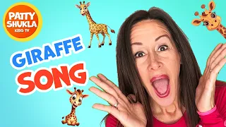 Giraffe Animal Songs for Children | Learn All About the Giraffe and Habitats | Animal Song by Patty