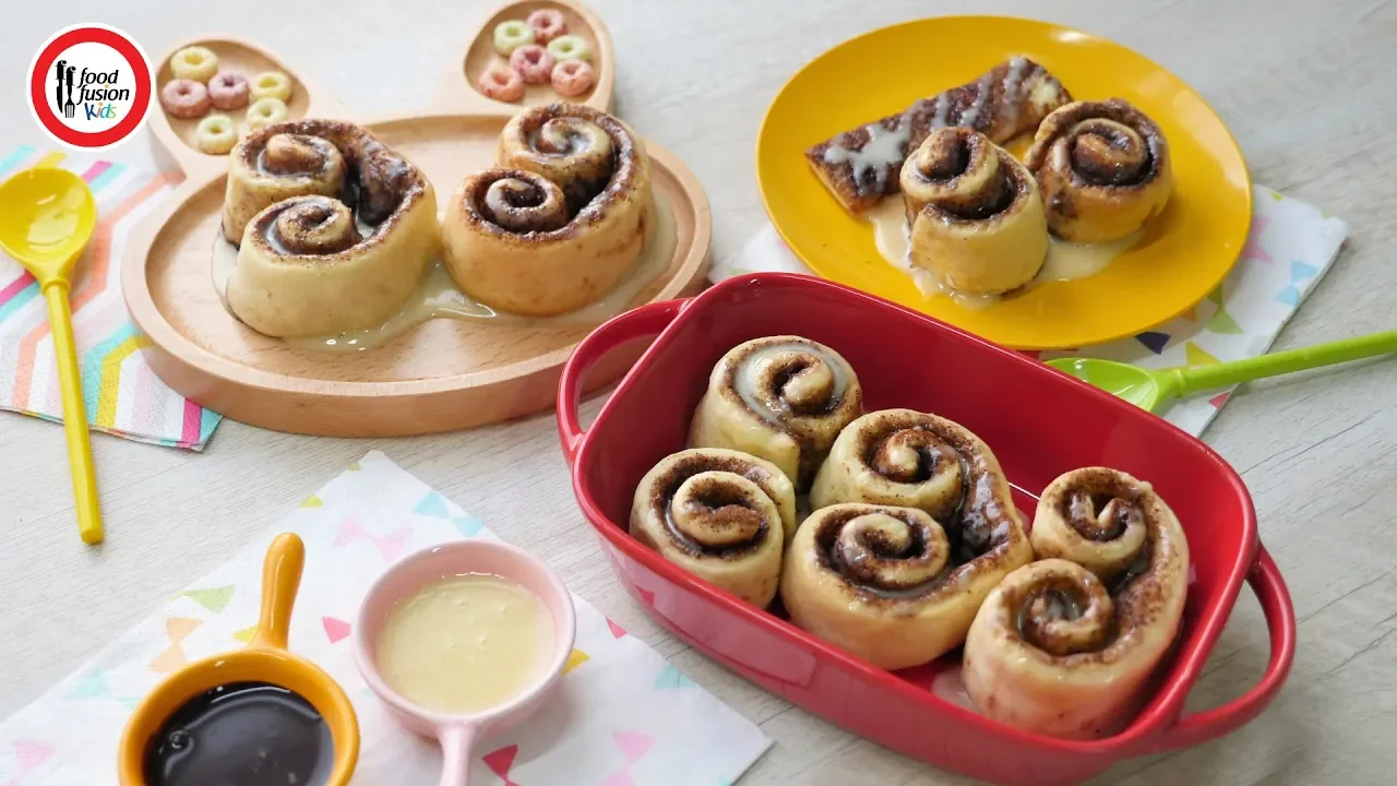 Chocolate Cinnamon Rolls Recipe by Food Fusion Kids