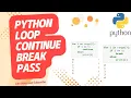 Python Loop Break Python Loop Continue Python Loop Pass