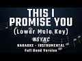 THIS I PROMISE YOU - LOWER MALE KEY - FULL BAND KARAOKE - INSTRUMENTAL - NSYNC