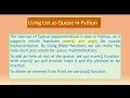 DATA STRUCTURES PART 3 - QUEUES IN PYTHON
