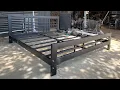 Download Lagu How to Build a Metal Bed Frame - DIY Timelapse || SJ Build