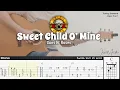 Download Lagu Sweet Child O’ Mine - Guns N' Roses | Fingerstyle Guitar | TAB + Chords + Lyrics
