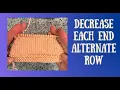 Knitting - How To Decrease at each end every alternate row