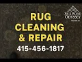 Rug cleaning in Novato CA by Silk Road odyssey rug repair rug resizing pick up and drop off