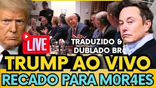 🚨AO VIVO: TRUMP MANDA RECADO PARA M0R4ES EM REUNIÃO COM ELON MUSK #trump #elonmusk #bolsonaro