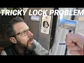 Tricky Lock Problem Why Does This Lever Work Only One Way and not the other Solution