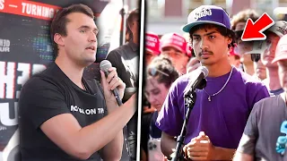 charlie kirk tells student the truth about 