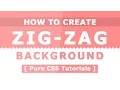 How to make Zig Zag borders using CSS - css gradient effects