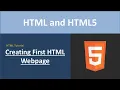 How to Create HTML Page in Hindi How to create HTML File HTML Tutorial for Beginners in Hindi