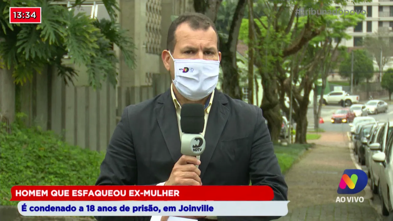 Homem que esfaqueou ex-mulher é condenado a 18 anos de prisão, em Joinville