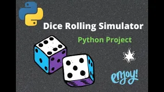 Dice Rolling Simulation Python Project for beginners Python Projects for beginners