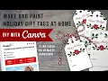 How to Make Printable Gift Tags in Canva to Sell Using Koala Paper