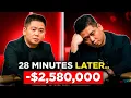 Lagu Chinese BILLIONAIRE LOSES $2,580,000 in 28 MINUTES!