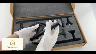 Matte Black Bathroom Hardware Set Unboxing Real Product Showcase