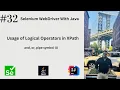 Usage of Logical Operators in XPath and or Pipe Symbol