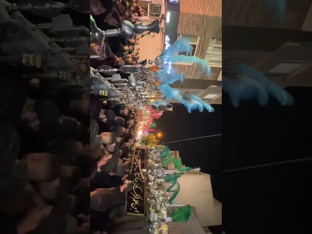 آیین تکیه خوانی شب هشت صفر 4 #shorts