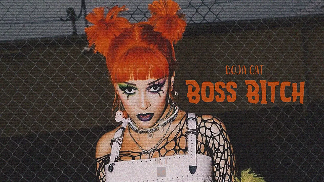 доджа кэт с красными волосами. Bitch is песня. Bitches. Lizzo клипы. луки в левайс шерпой женской рыжей.