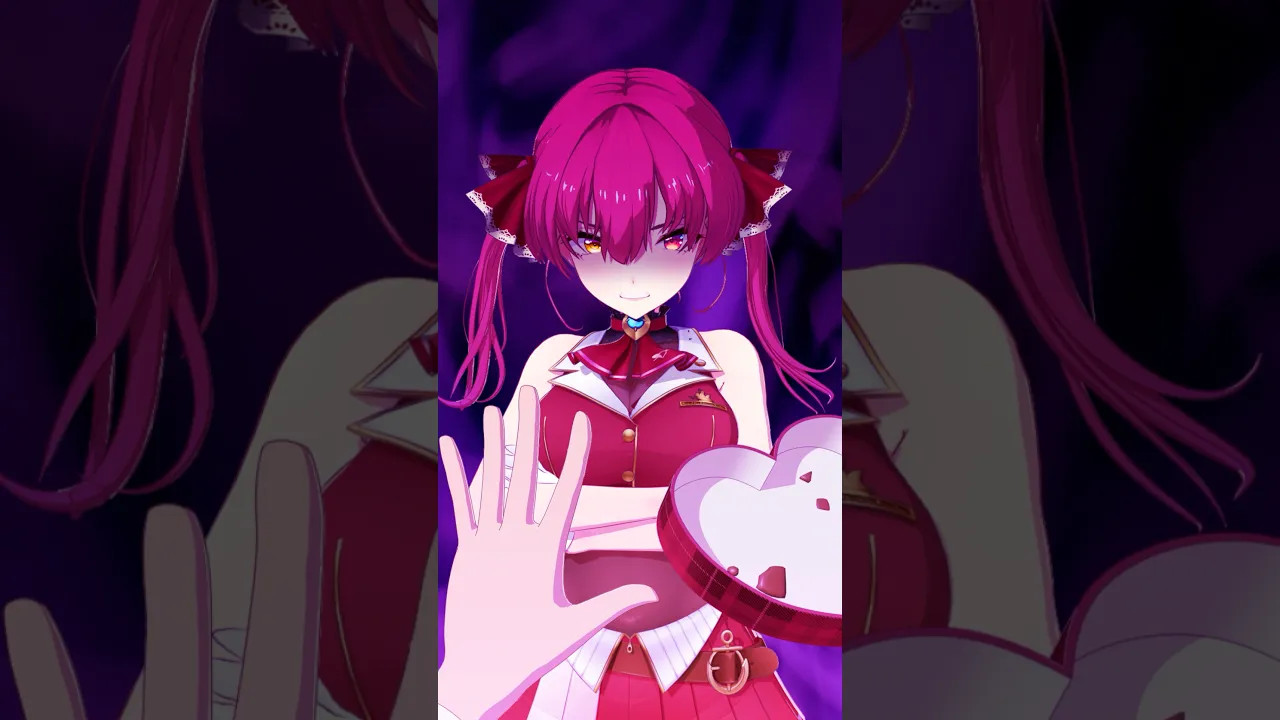 マリン船長とクマリンとキミのバレンタインチョコ?? #shorts