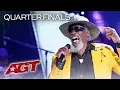 Robert Finley sings Starting To See at America s Got Talent Live Shows