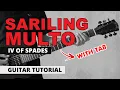 Lagu Sariling Multo - IV of Spades Guitar Tutorial (WITH TAB)