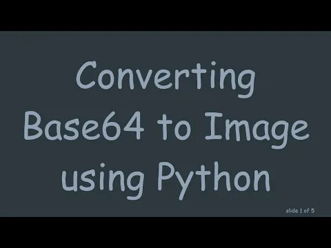 Download MP3 Converting Base64 to Image using Python