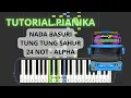 Download Lagu 🎹 Tutorial Pianika Nada Telolet Basuri TUNG TUNG SAHUR 24 NOT ALPHA Versi Pianika \u0026 Keyboard