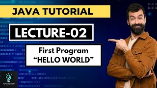 Java Tutorial For Beginners 2 - Writing First Program Hello World Step by Step Tutorial