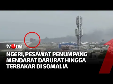Mendarat Darurat, Pesawat Penumpang Terbakar Hebat