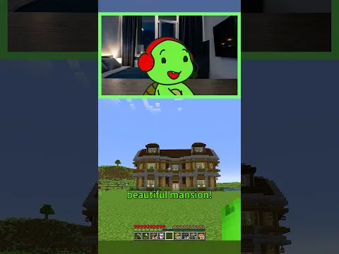 Mikey Built the Best Mansion.. or Not? - MAIZEN Minecraft Animation #shorts